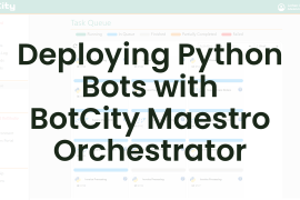 Deploying Python bots using BotCity Maestro