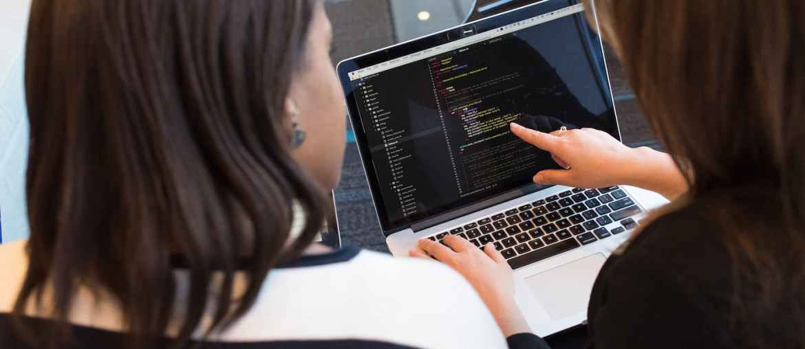 Image of two womens studying in a RPA course