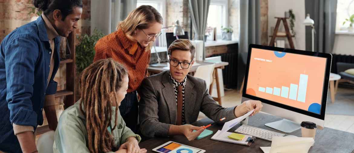 Image of a meeting about business automation