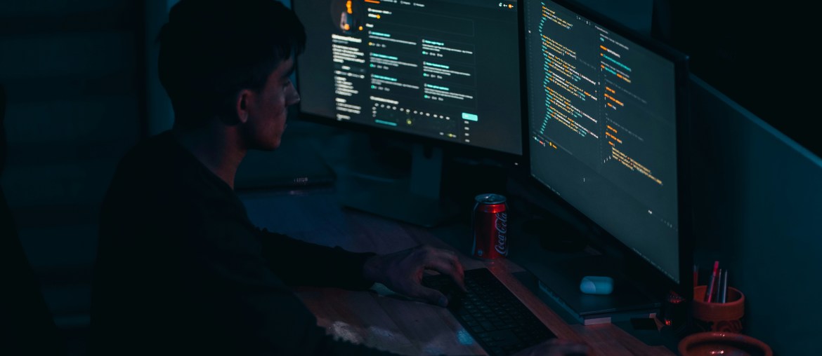 Imagem de código representando governança python com IA