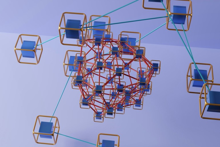 Imagem de elementos se conectando representando previsao gartner agentic ia